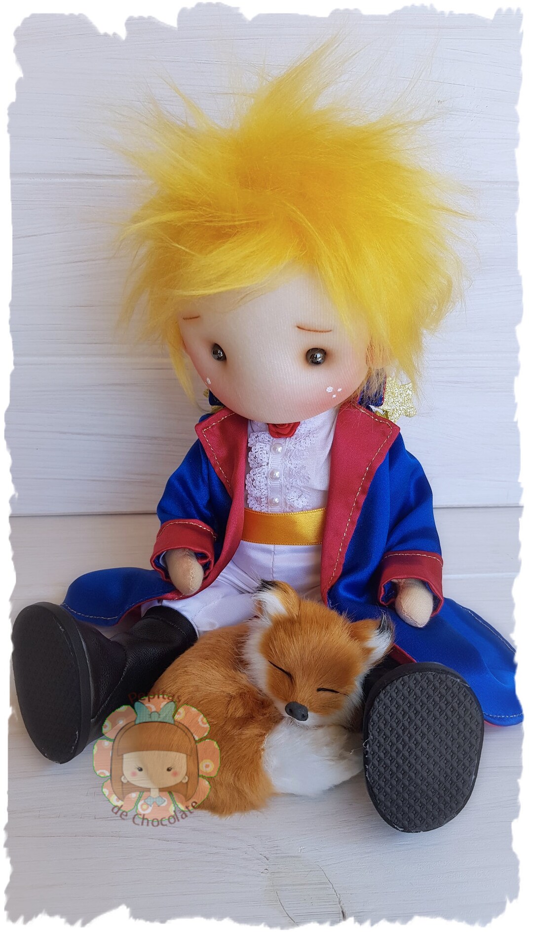 La bambola del Piccolo Principe, bambola di stoffa fatta a mano