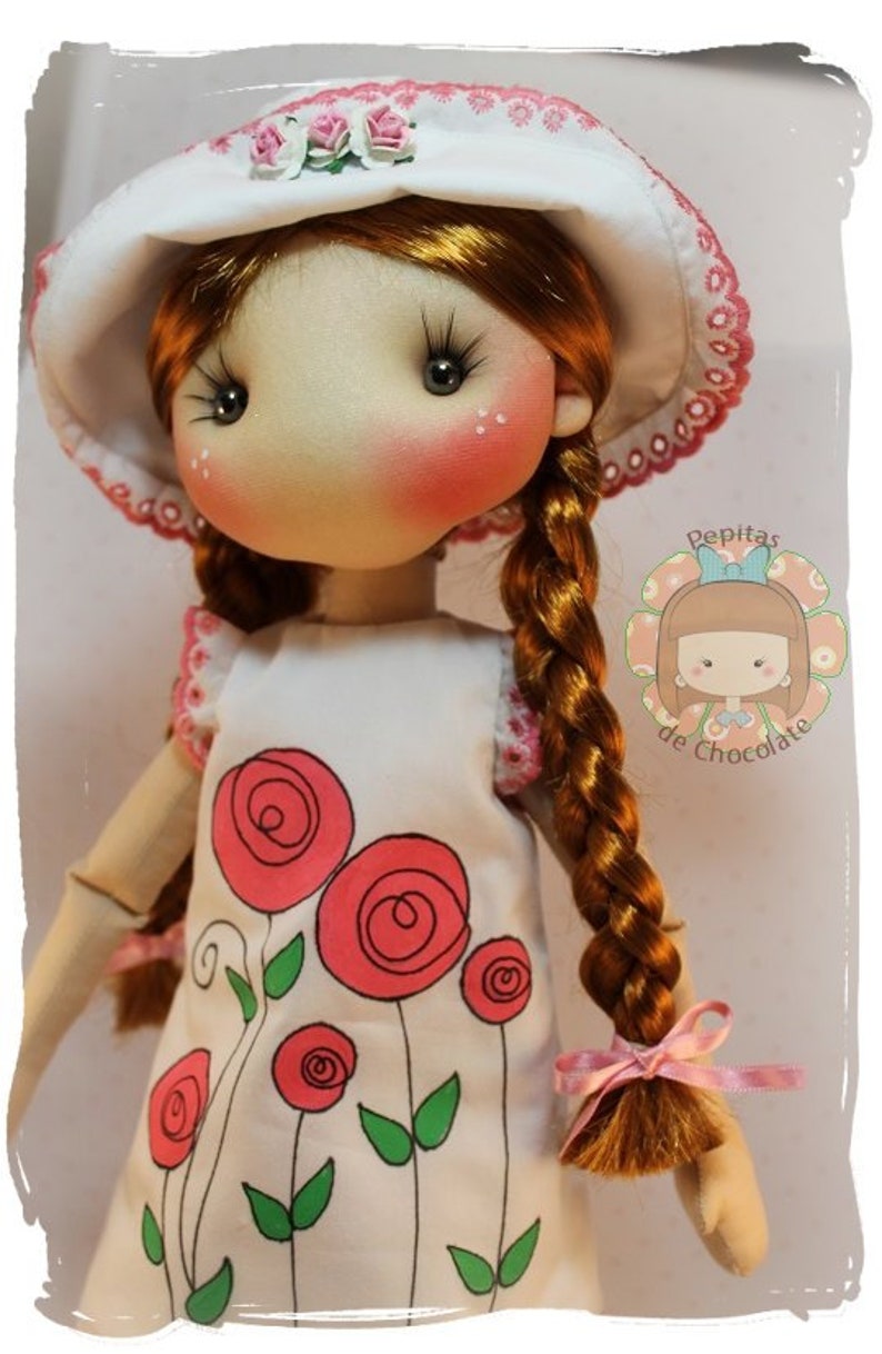 Pepita Doll Pattern 2.0 45 cm. Pattern Pepita doll 17'' image 9
