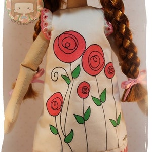 Pepita Doll Pattern 2.0 45 cm. Pattern Pepita doll 17'' image 4