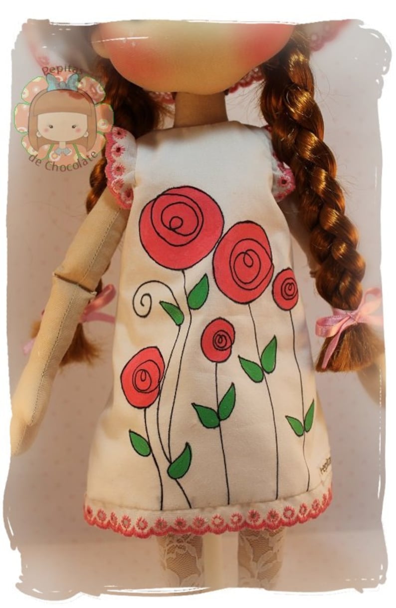 Pepita Doll Pattern 2.0 45 cm. Pattern Pepita doll 17'' image 4
