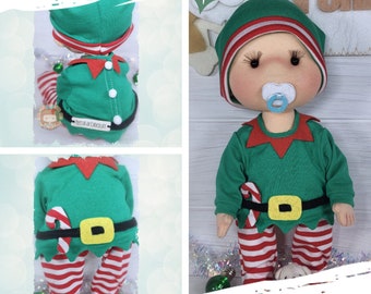 Elf baby clothes pattern 27cm / Elf baby clothes pattern 10,6''