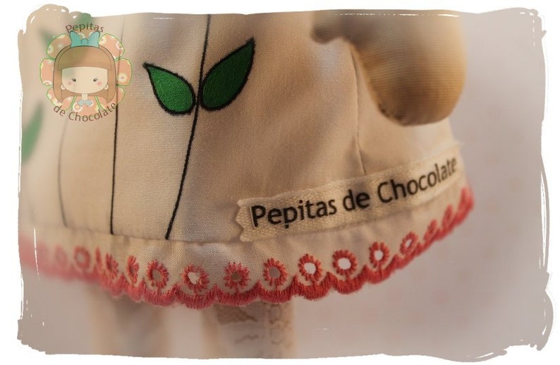 Pepita Doll Pattern 2.0 45 cm. Pattern Pepita doll 17'' image 6
