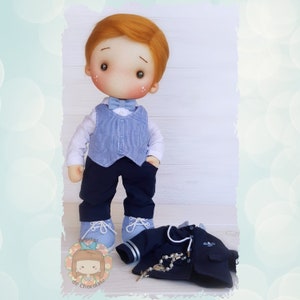 Patrones ropa Pepito comunión 30 cm / Clothes patterns Pepito communion 12''