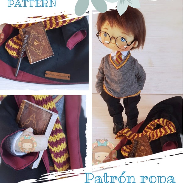 Patrón ropa H. Potter 3.1 / Clothing pattern H. Potter 3.1