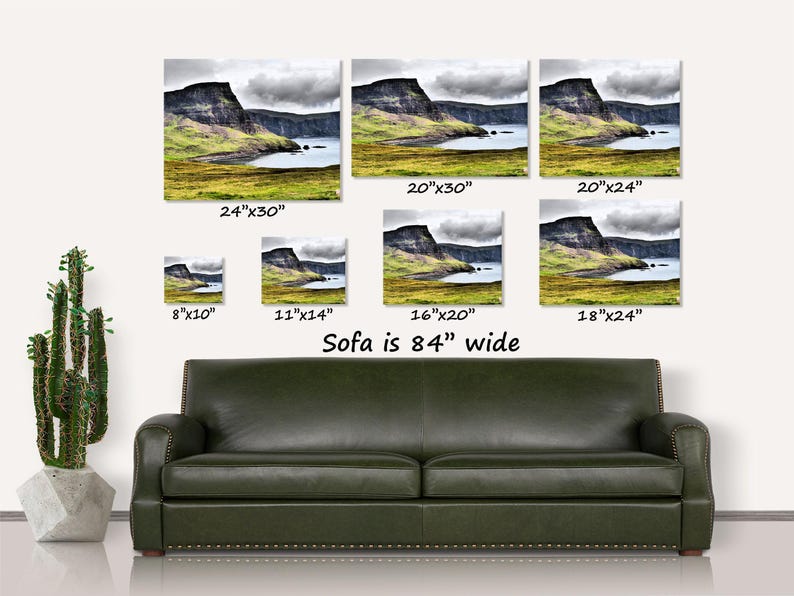Dramatic Landscape, Scotland Photo, Neist Point, Isle of Skye Photo, Nature Photography, Photo Print, Scottish Scenery, Sky and Cliffs bild 9