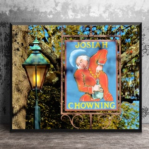 Colonial Williamsburg Josiah Chowning Tavern Sign Photo, Colonial Decor, Duke of Gloucester, Pub Decor, Bar Sign, Old Williamsburg Art Print