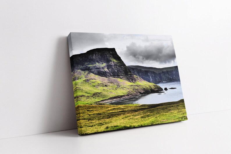 Dramatic Landscape, Scotland Photo, Neist Point, Isle of Skye Photo, Nature Photography, Photo Print, Scottish Scenery, Sky and Cliffs bild 6