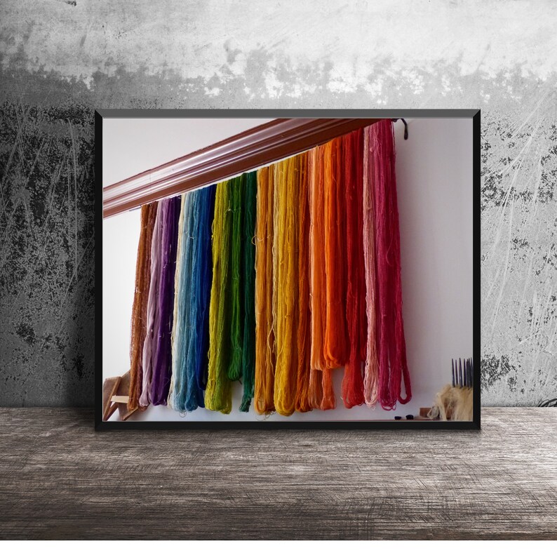 Skeins of Yarn Williamsburg VA Colonial Decor Knitting Etsy