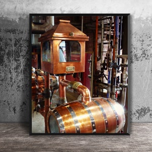 Spirit Safe Photo, Bourbon Whiskey Distillery, Bar Wall Art, Man Cave Decor, Masculine Art Print, Pub Decor, Tail Box Photo, 16x20 Art