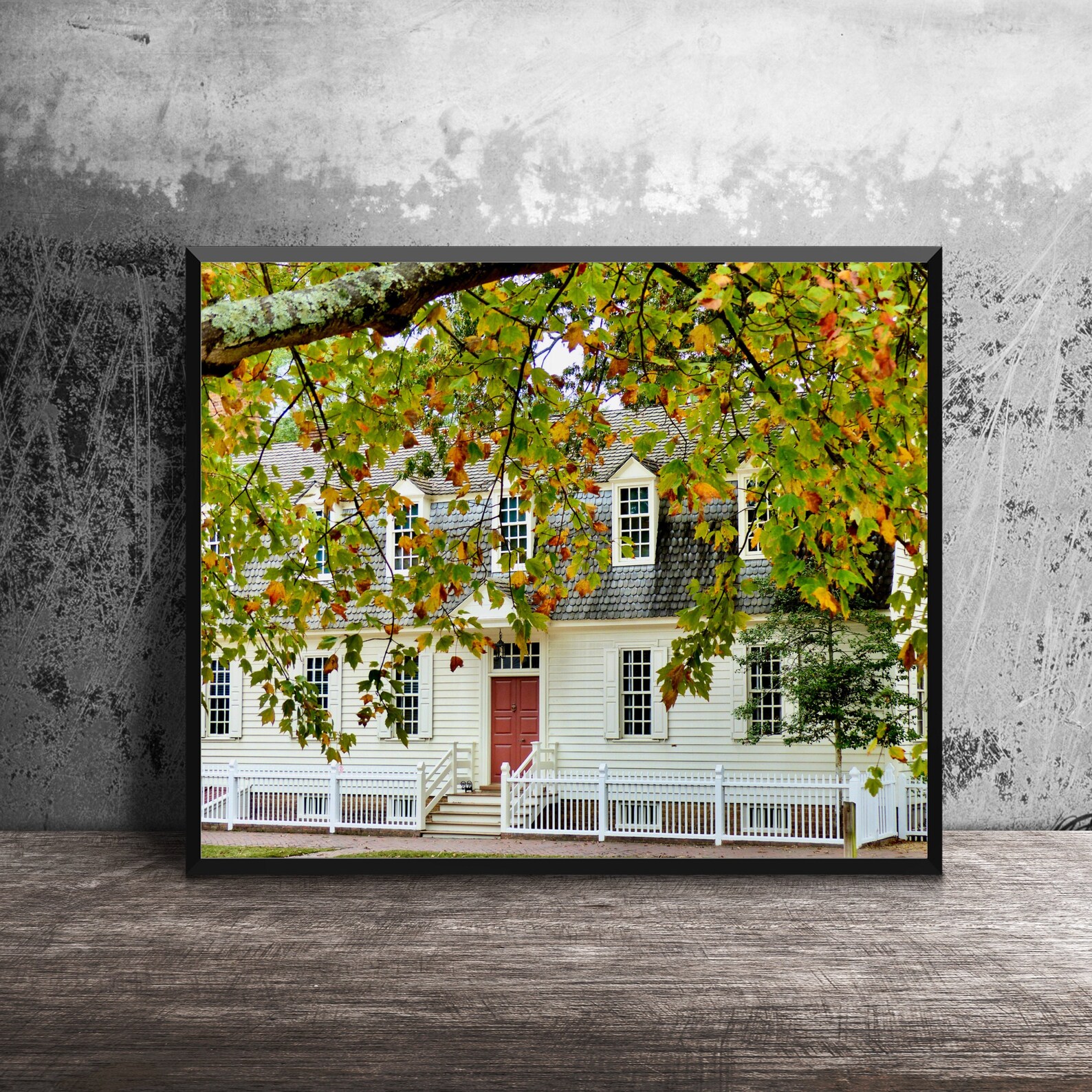 Fall Scene in Colonial Williamsburg Williamsburg VA Wall Art - Etsy