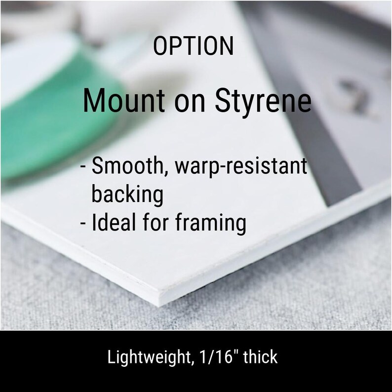 Mount on Styrene