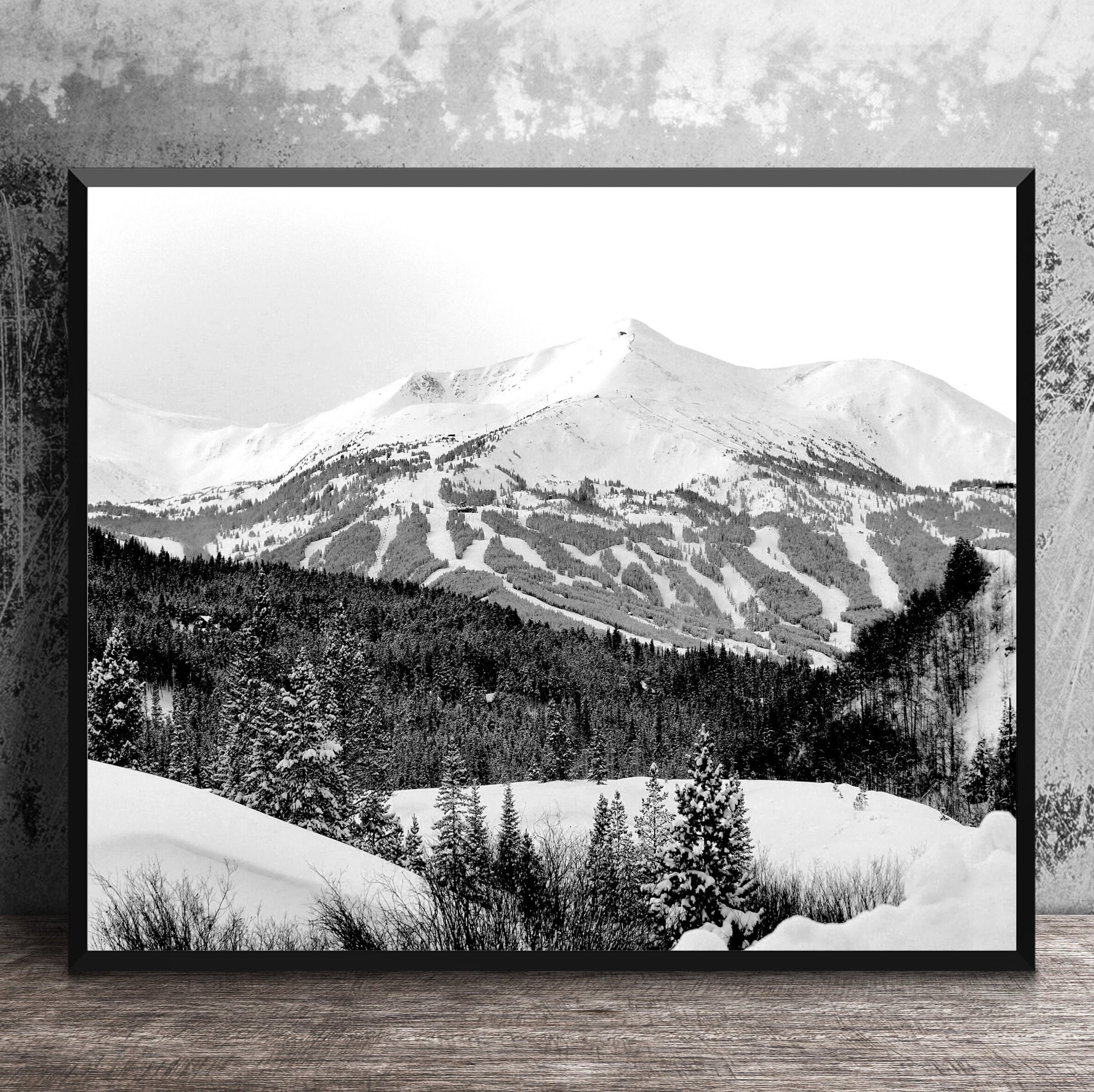 絵画 Winter Mountains Mountains in winter - Bill Alexander