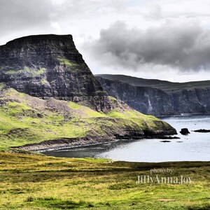 Dramatic Landscape, Scotland Photo, Neist Point, Isle of Skye Photo, Nature Photography, Photo Print, Scottish Scenery, Sky and Cliffs bild 3