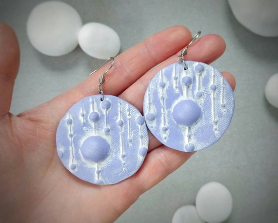 Earrings "Rain on the moon"