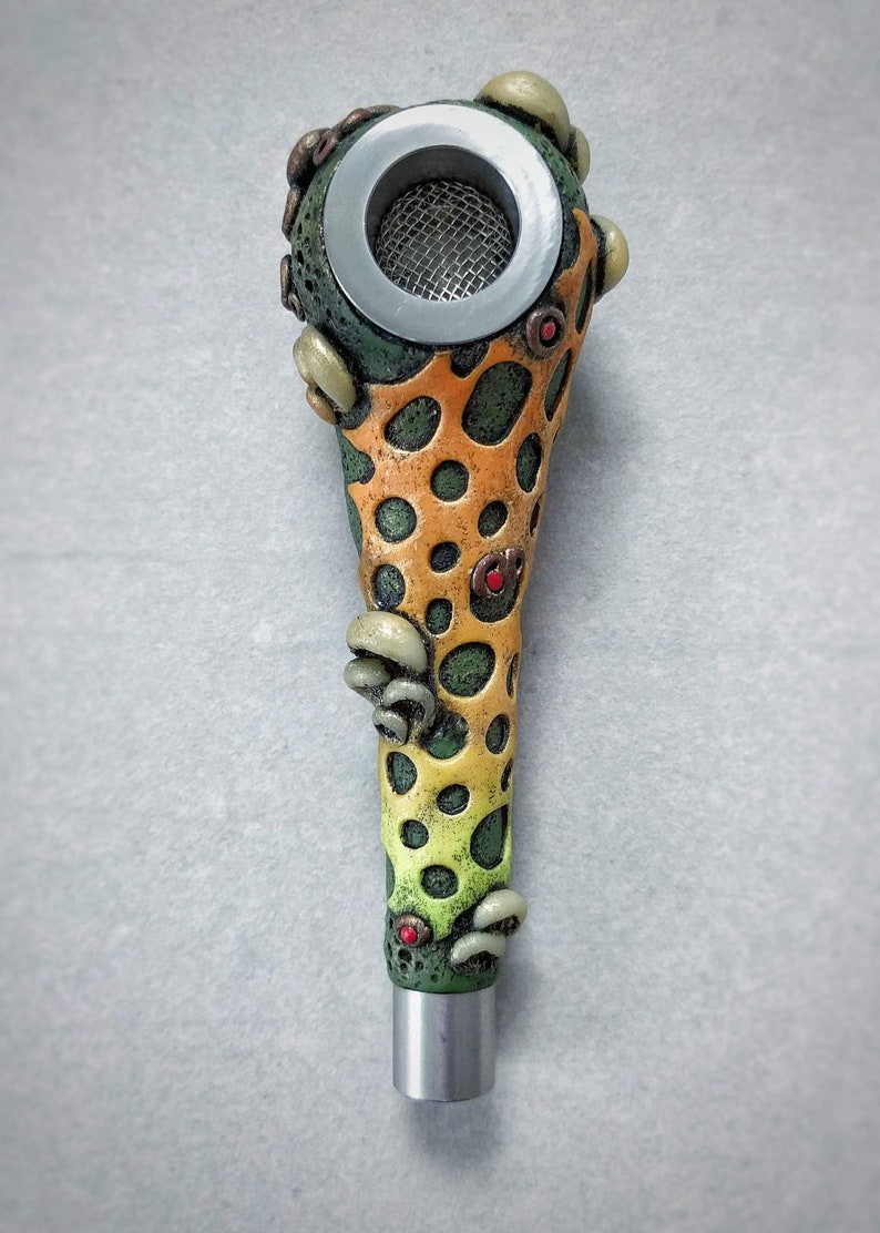 Smoking pipe Hand pipe Smoking bowl Bowls for smoking Herb pipe Forest pipe Glass pipe style Spoon pipe DimitrMaystor Mushrooms Pipe