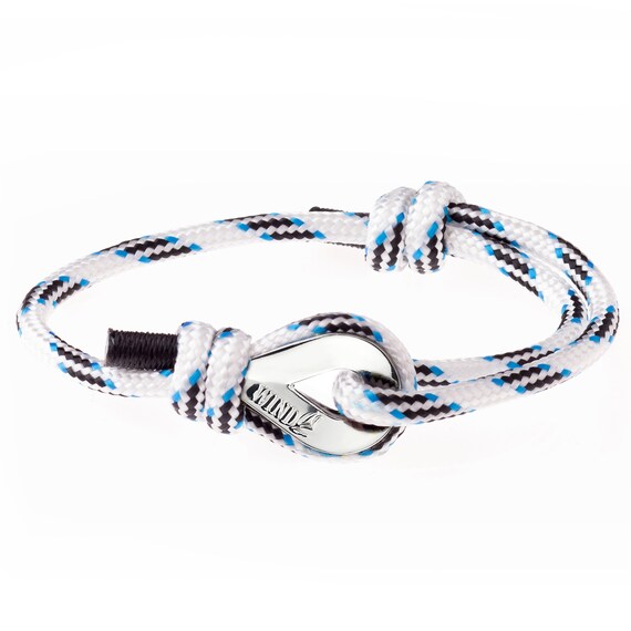WOMEN BRACELET - paracord bracelet, cord bracelet, handmade bracelet, womens bracelet, sailing bracelet, white bracelet, rope bracelet
