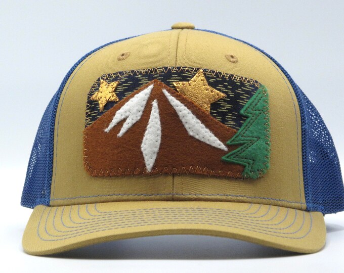 Starry Mountain Night Baseball Hat / Trucker Hat