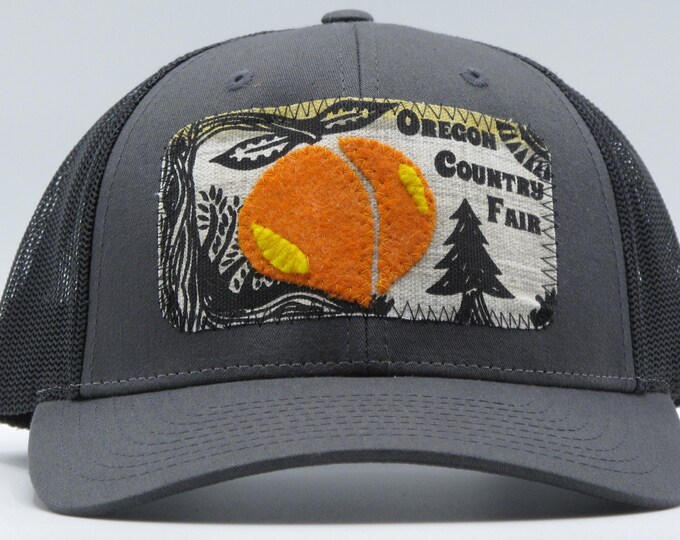 Oregon Country Fair Gray Baseball Hat / Trucker Hat