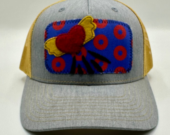 Flying Heart Donut Baseball Hat / Trucker Hat