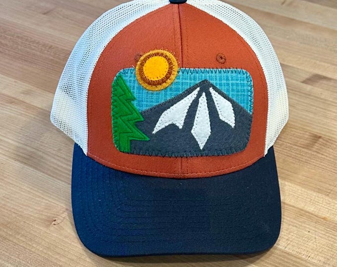 Big Mountain Blue Sky Baseball Hat / Trucker Hat