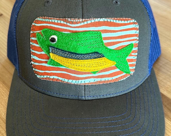 Big Fish Blue Baseball Hat / Trucker Hat