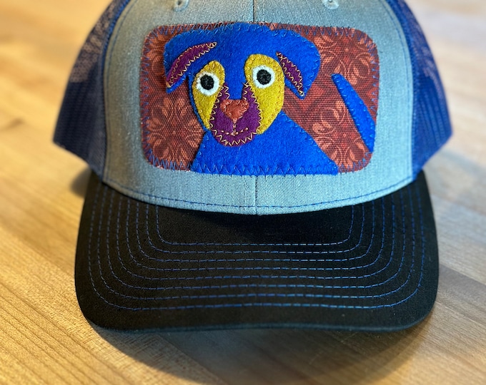 Little Blue Dog Baseball Hat / Trucker Hat