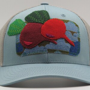 Lavender Veggies Baseball Hat Trucker Hat