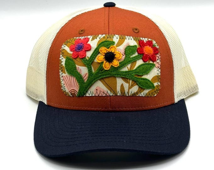 Flower Garden Baseball Hat / Trucker Hat