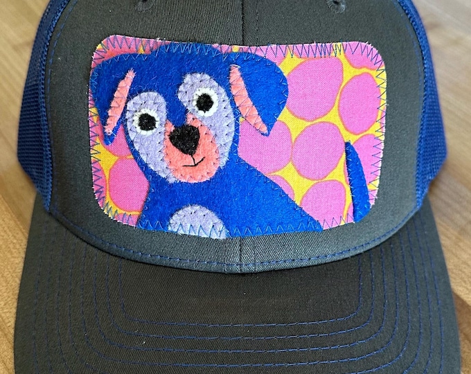 Little Blue Dog Blue Baseball Hat / Trucker Hat