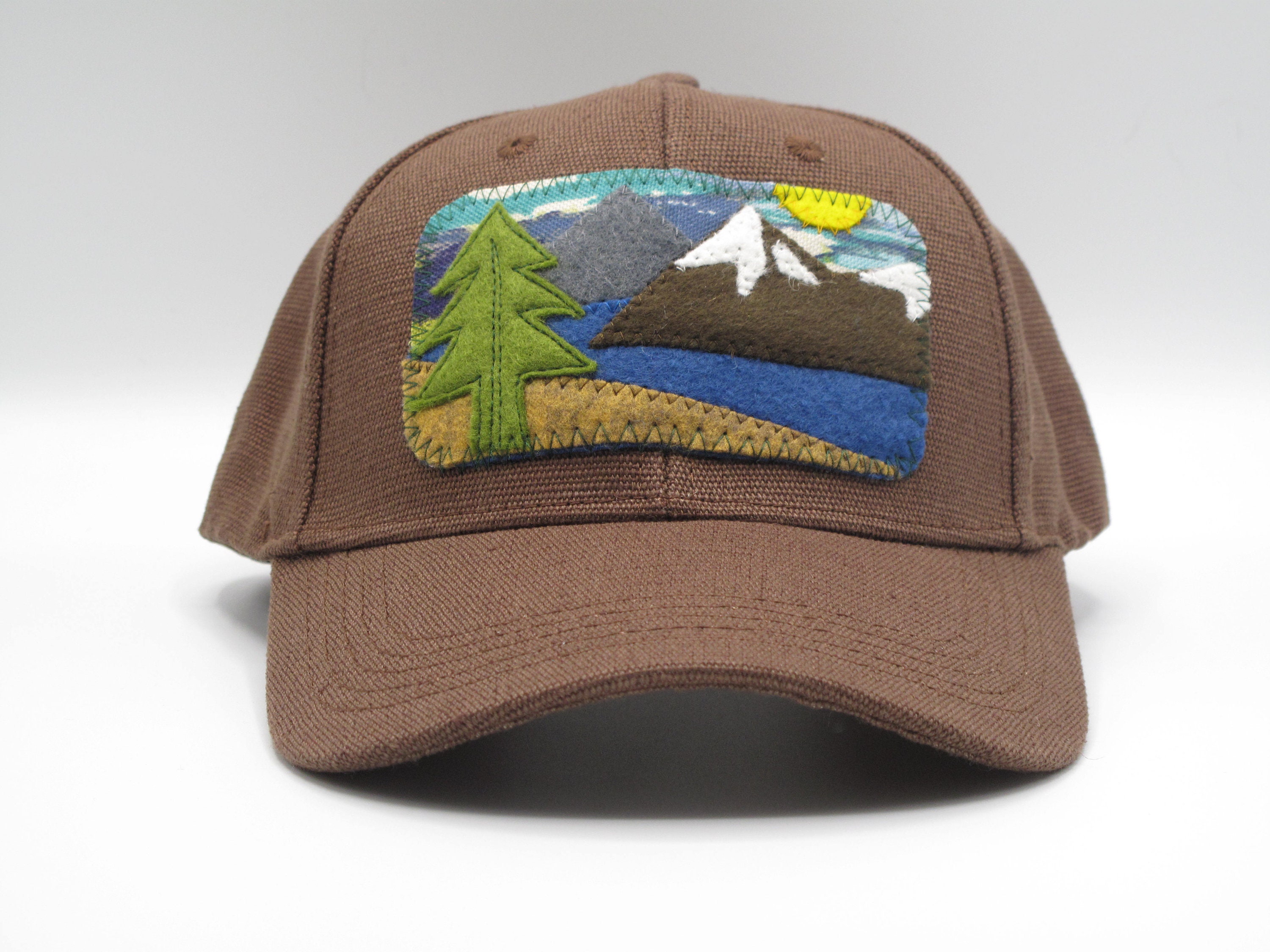 brown alpine hat