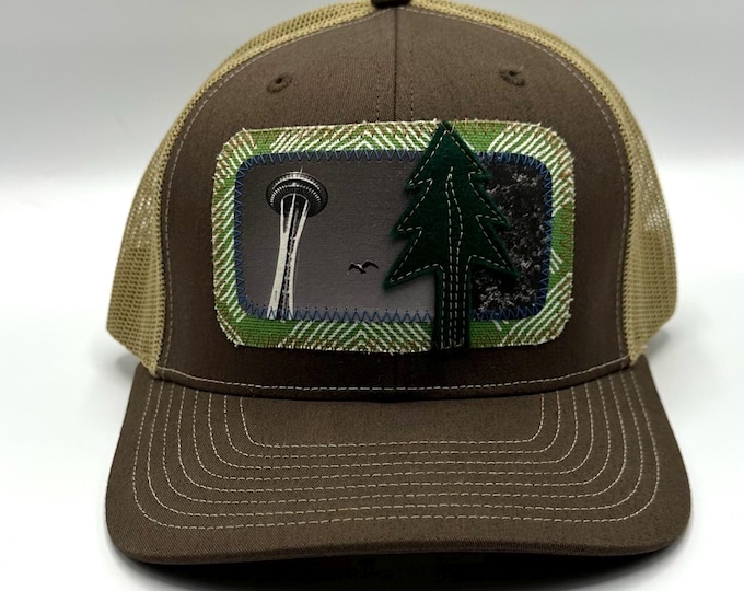 Seattle’s Space Needle Baseball Hat / Trucker Hat