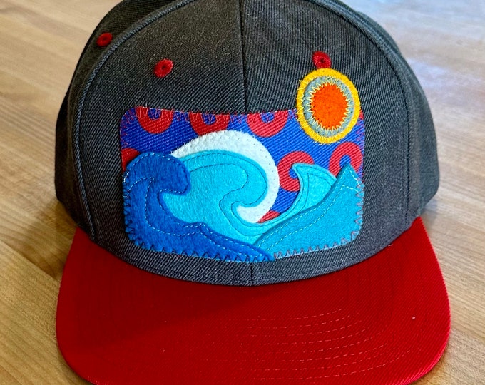 Big Wave, Donut Sky Flat Bill Trucker Hat