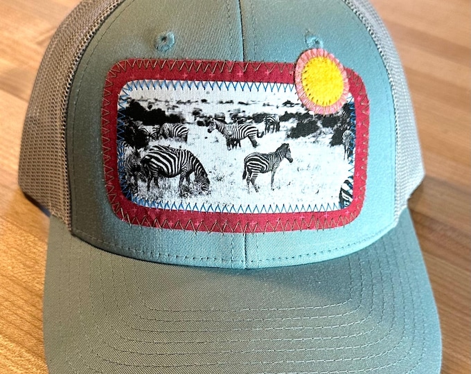 The Zebras Blue Baseball Hat / Trucker Hat
