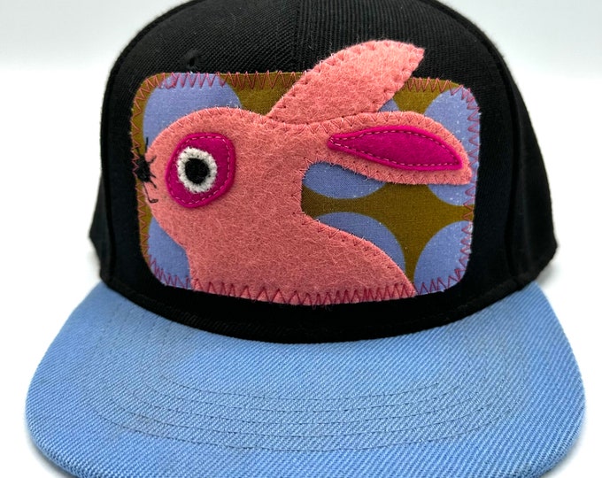 Little Pink Bunny Baby Trucker Hat