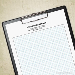 Graph Paper Printable Sheet, Drawing Sheet, Sketch Pad, Grid Paper, Editable Custom Template, Digital File, Instant Download, grp001