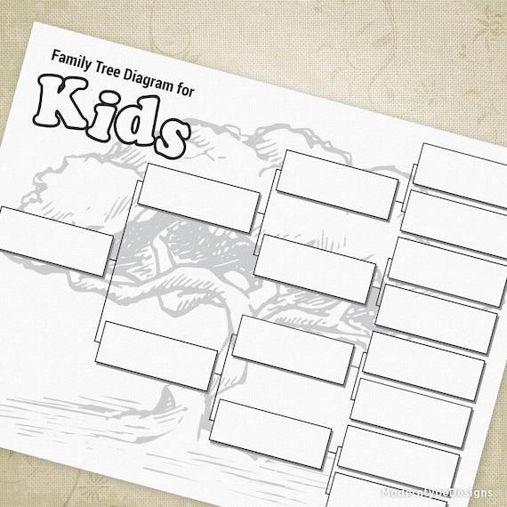 Family Tree Chart For Kids Printable