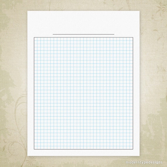 blank graph paper printable digital download for clipboard etsy denmark