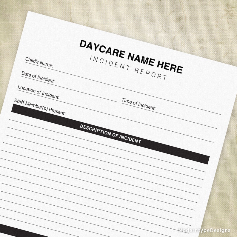 Accident Short article Printable, Daycare Style, Kid Incident, Ouchie Sheet, Editable Status, Electronic History, Quick Down load, irf001 photograph about Printable Daycare Forms known as Accident Posting Printable, Daycare Variety, Youngster Incident, Ouchie Sheet, Editable Popularity, Electronic Report, Instantaneous Down load, irf001