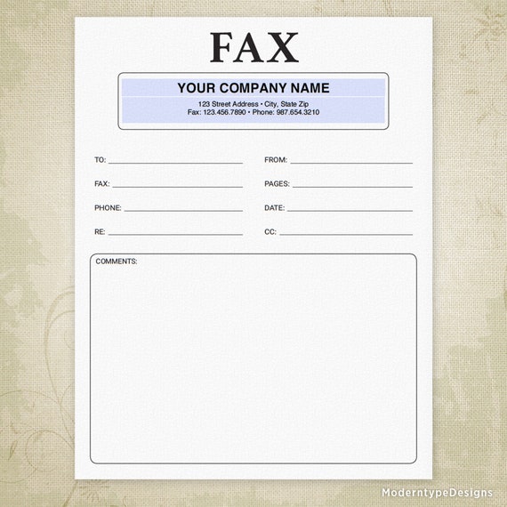 Fax Form Fill And Print