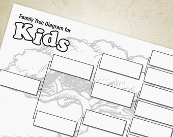 ancestry family tree etsy