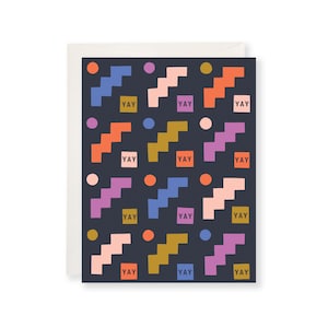 Confetti Yay Greeting Card