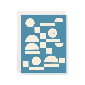 Geometric Shapes Everyday Greeting Card