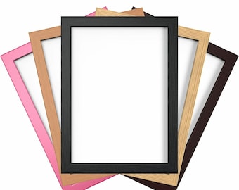 Photo Picture Frame Square Maxi Poster All Sizes Black Beech Pine Pink Mahogany