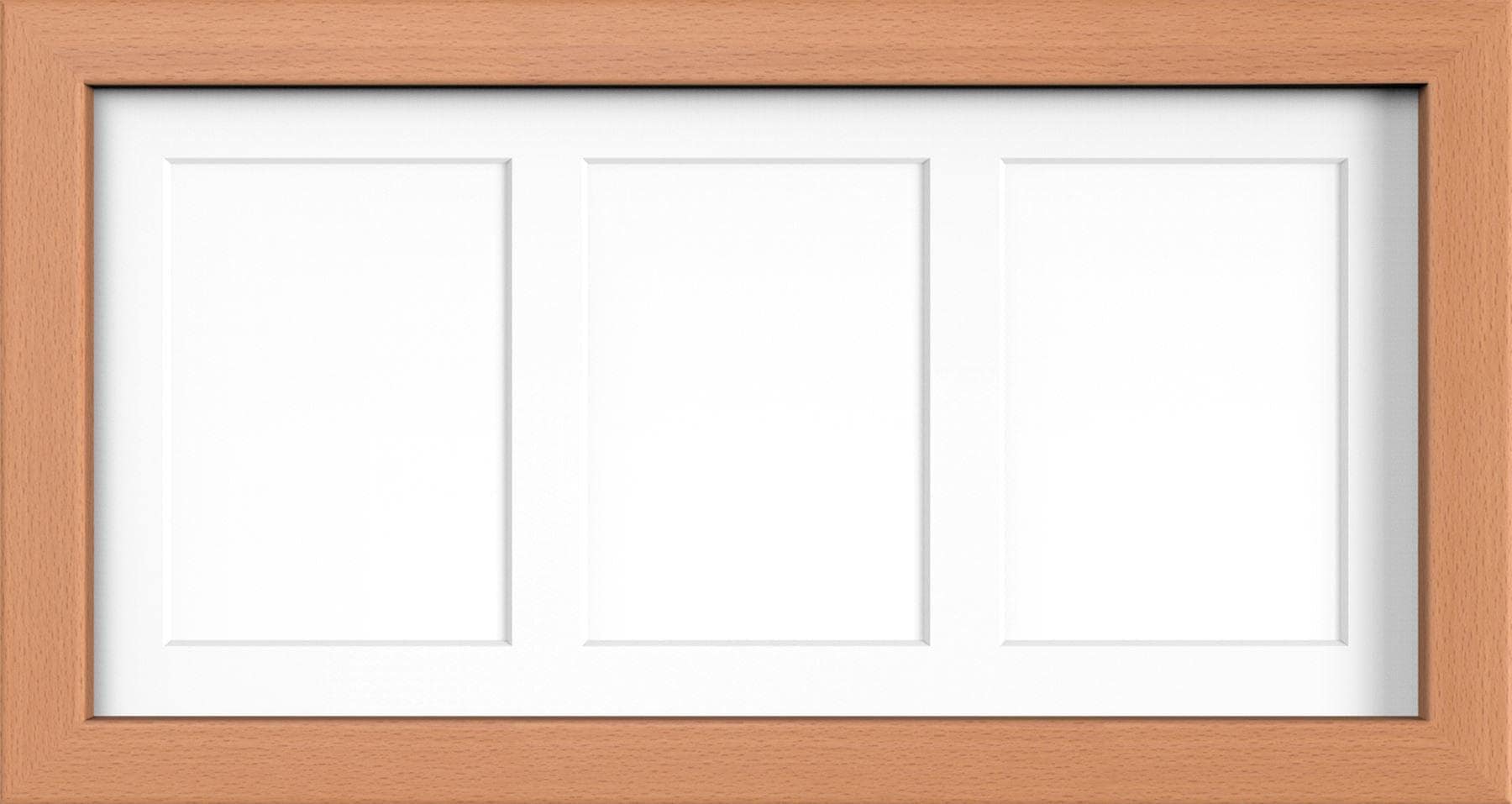 MODERN MULTI PICTURE Photo Frame for 3 Images of 7