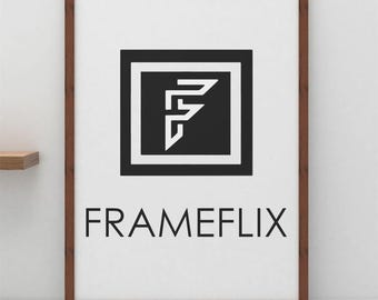 FrameFlix Dark Teak Photo Picture Poster Frames Large Square Small A1 A2 A3 A4