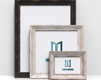 Picture Frame, Rustic Picture Frame, Picture Frame, Vintage Style Photo Frame, 4x6, Distressed Frame, Picture Frame Wood, Stain Frame, Emily