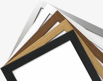 Poster Frame Photo Frames Modern Picture Frame Wood Effect Various Square Sizes