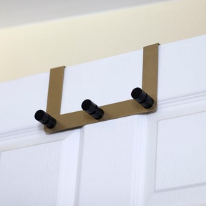 UMDA 3, over the door hooks, maple wood, home decor, hangers for, clothes, hats, purses, bags, scarves,