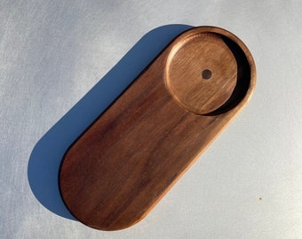 Walnut oval lamb rolling trays, LIMITED EDITION