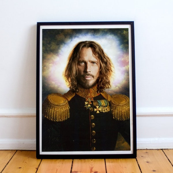 Chris Cornell Poster, Classical Painting, Regal art, General, Rock Poster, Soundgarden Print